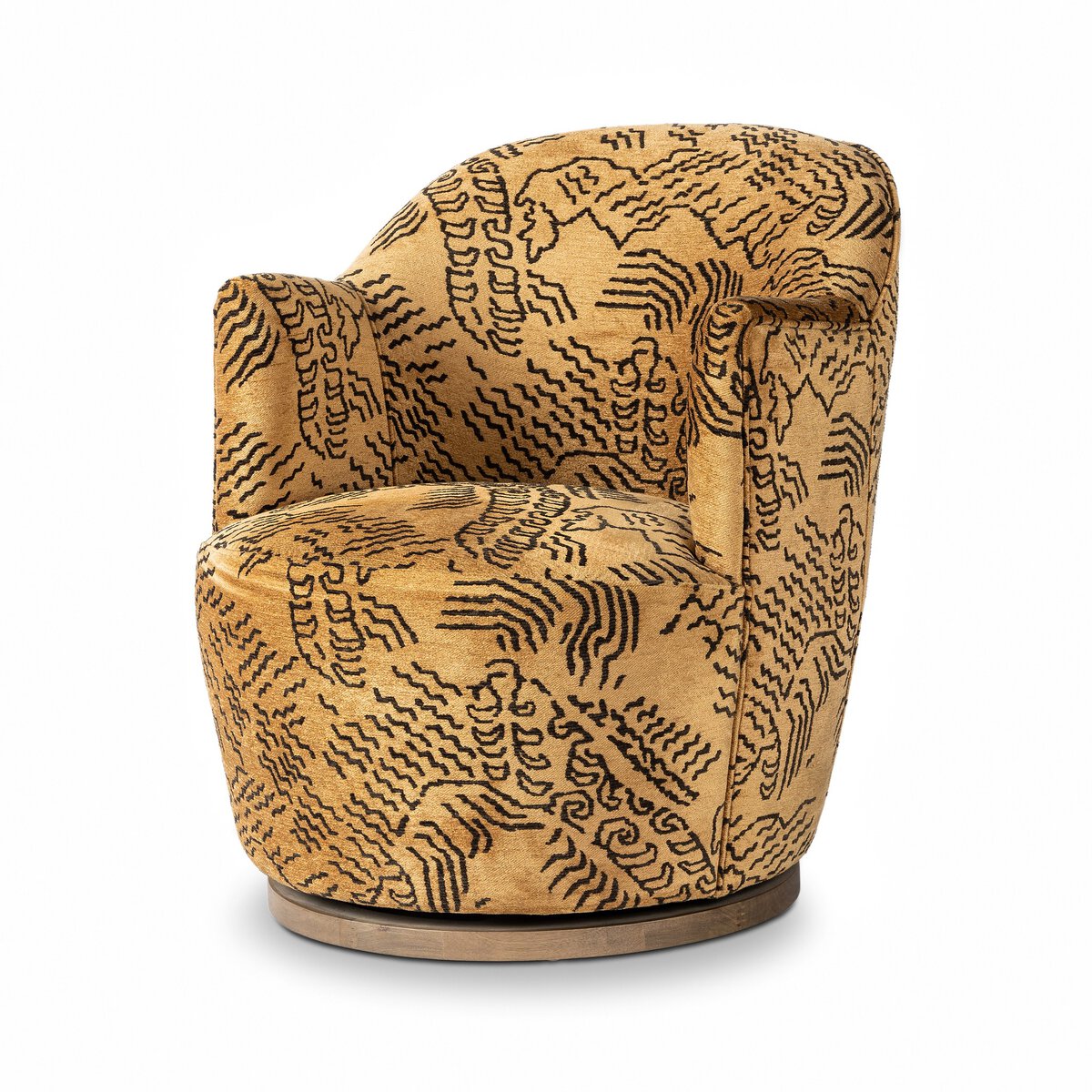 Aurora Swivel Chair - Balkan Ochre - 106102-037_2