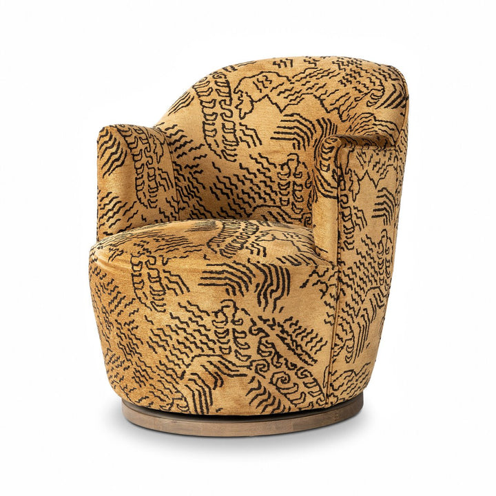 Aurora Swivel Chair - Balkan Ochre - 106102-037_2