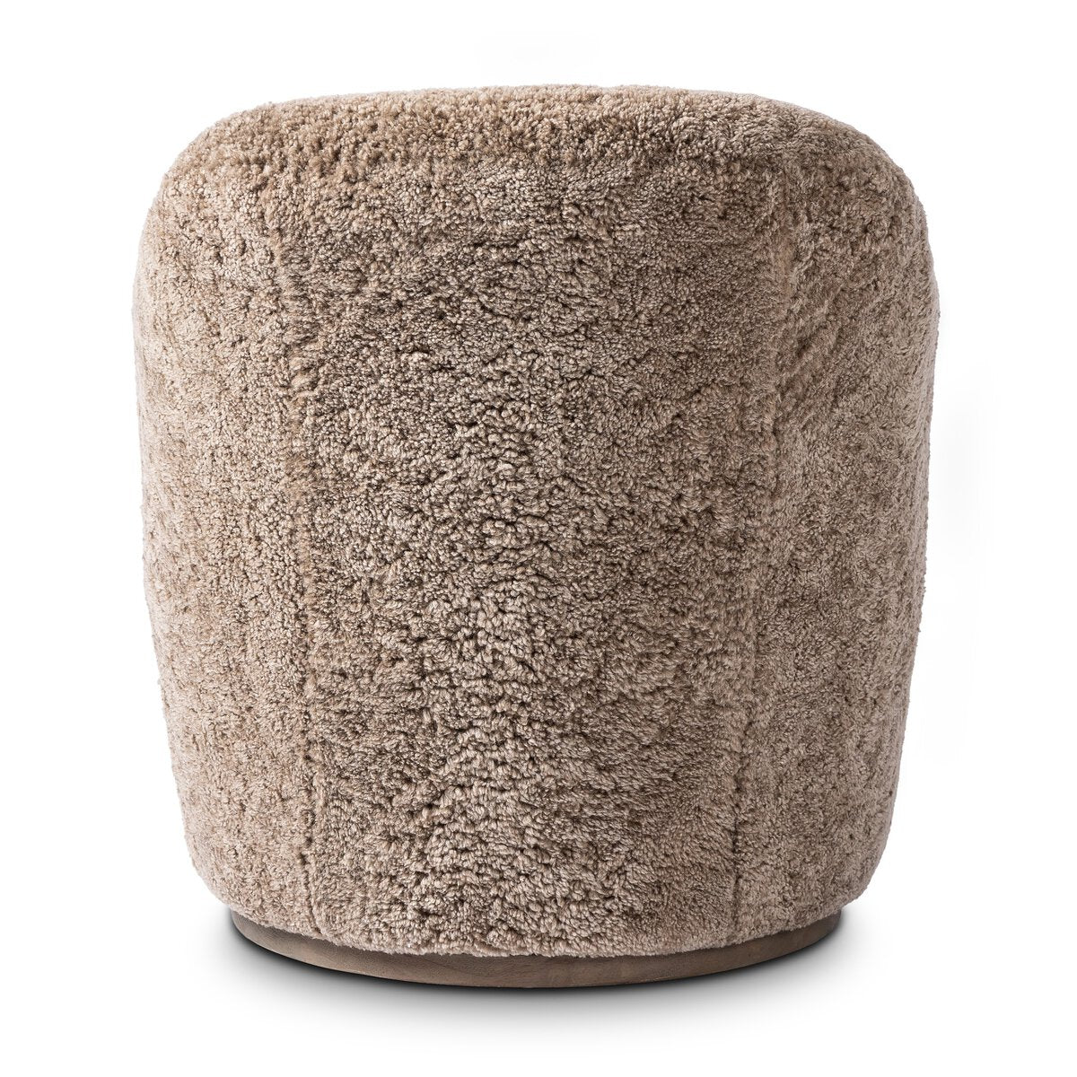 Aurora Swivel Chair - Taupe Shearling - 106102-038_5
