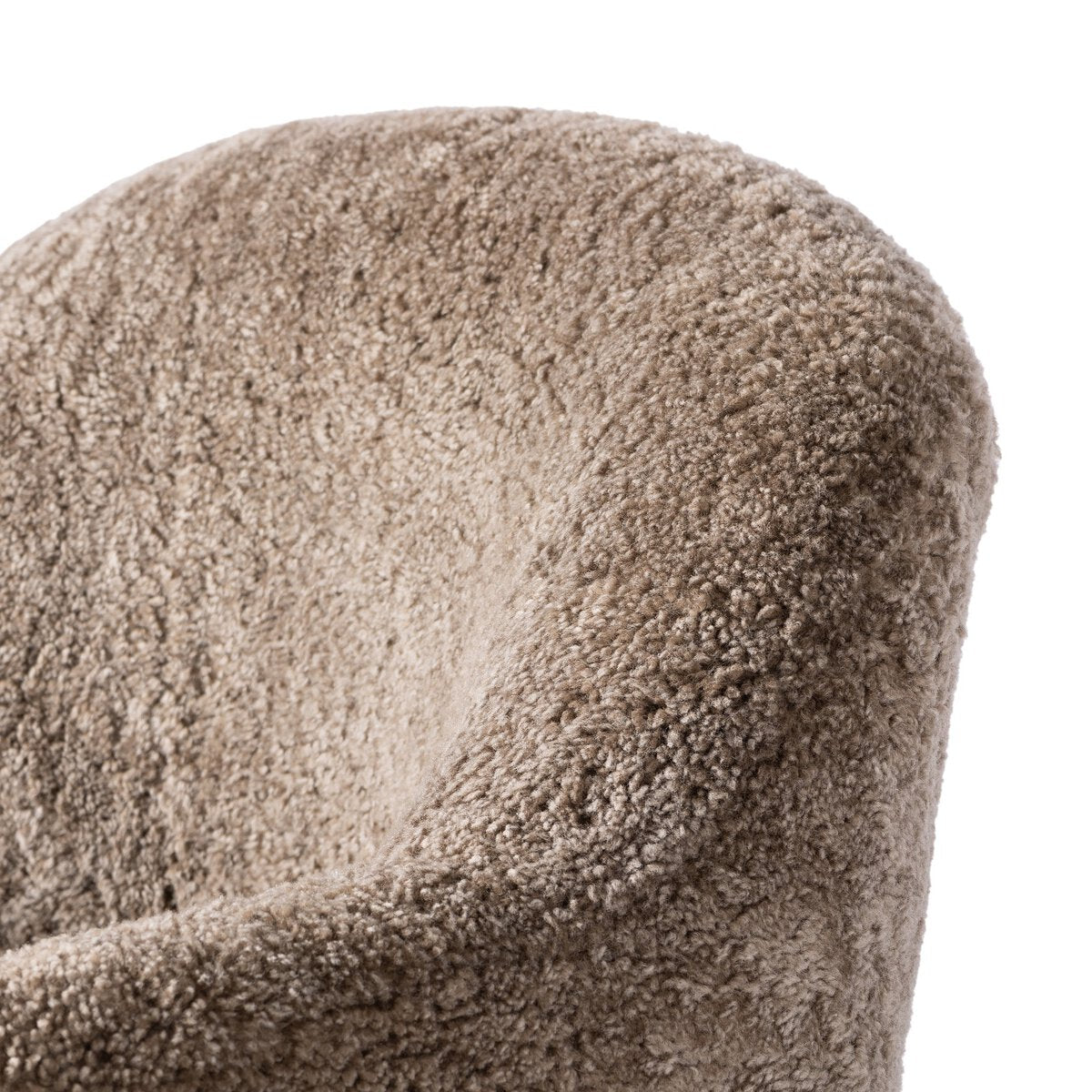 Aurora Swivel Chair - Taupe Shearling - 106102-038_6