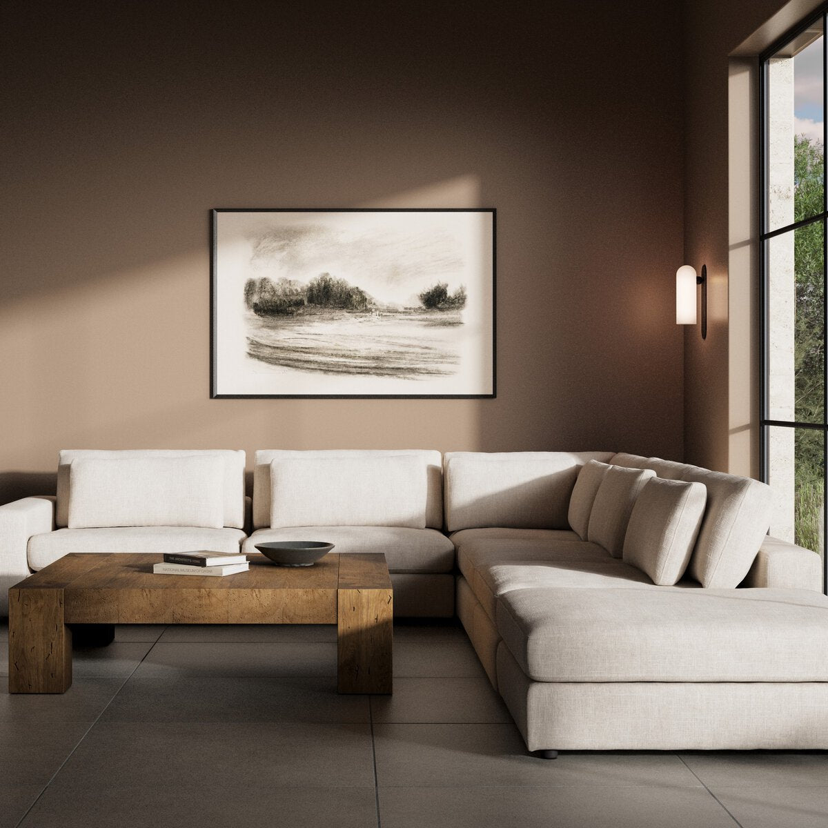 Bloor 5-Piece Sectional - Essence Natural - Laf Sofa W/ Ottoman - 106157-005_4
