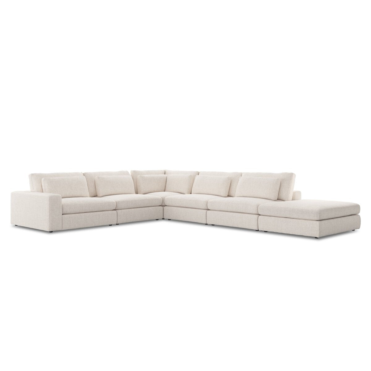Bloor 5-Piece Sectional - Essence Natural - Laf Sofa W/ Ottoman - 106157-005_2
