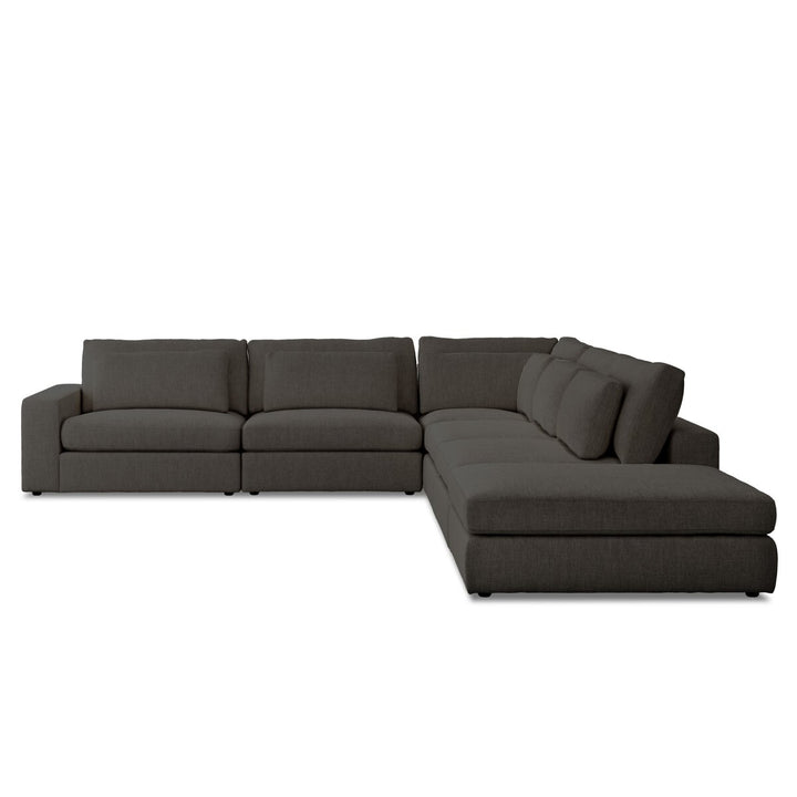 Bloor 5-Piece Sectional - Landale Charcoal - Laf Sofa W/ Ottoman - 106157-008_1