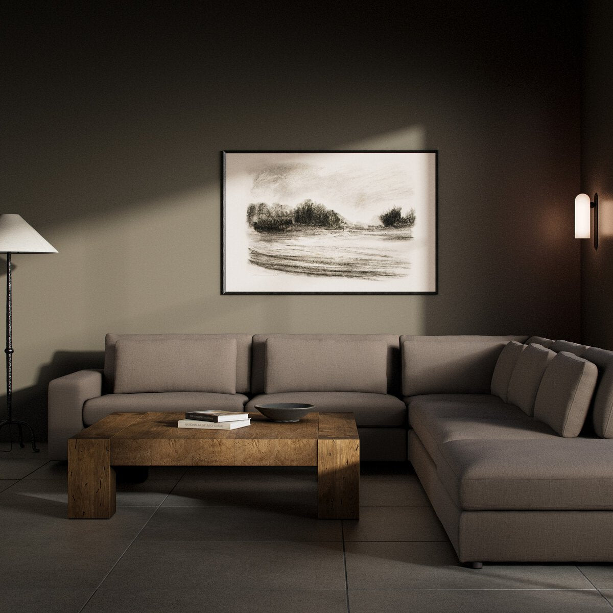 Bloor 5-Piece Sectional - Savoy Coffee - Laf Sofa W/ Ottoman - 106157-021_4