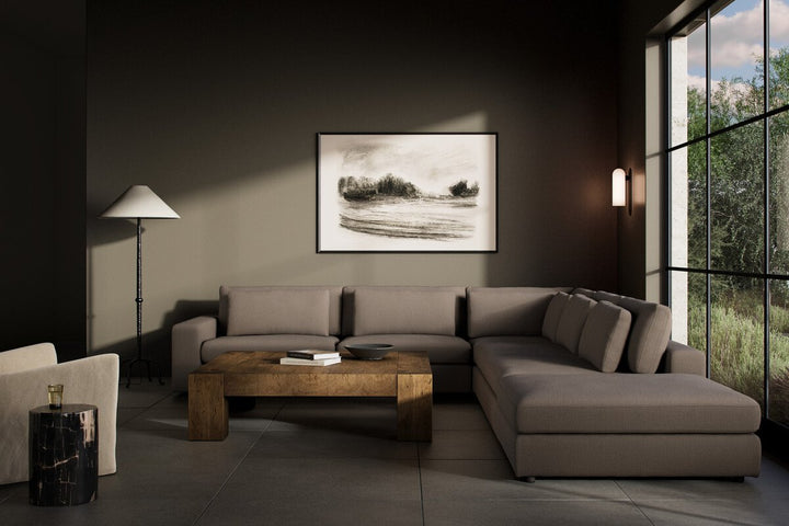 Bloor 5-Piece Sectional - Savoy Coffee - Laf Sofa W/ Ottoman - 106157-021_3