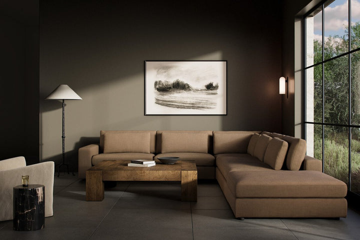 Bloor 5-Piece Sectional - Savoy Ochre - Laf Sofa W/ Ottoman - 106157-022_3