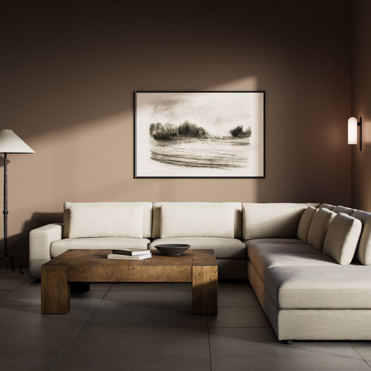 Bloor 5-Piece Sectional - Savoy Parchment - Laf Sofa W/ Ottoman - 106157-023_4