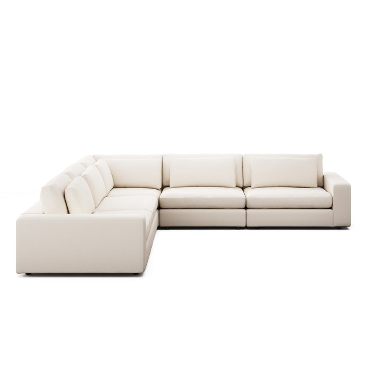 Bloor 5-Piece Sectional - Crypton Nomad Marshmallow - 5-Piece Sectional - 106171-020_1