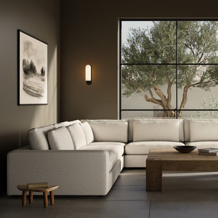 Bloor 5-Piece Sectional - Crypton Nomad Snow - 5-Piece Sectional - 106171-022_4