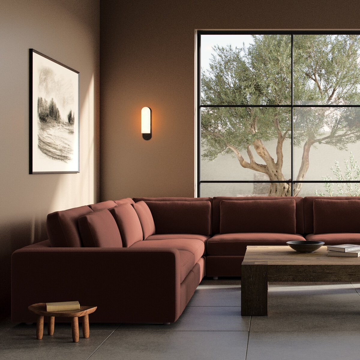 Bloor 5-Piece Sectional - Surrey Auburn - 5-Piece Sectional - 106171-026_4