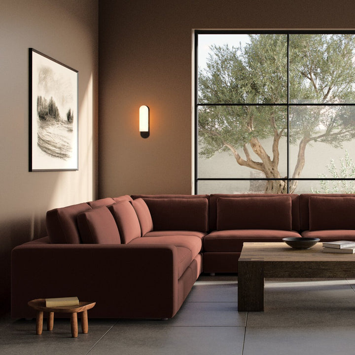 Bloor 5-Piece Sectional - Surrey Auburn - 5-Piece Sectional - 106171-026_4