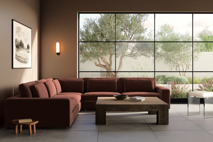 Bloor 5-Piece Sectional - Surrey Auburn - 5-Piece Sectional - 106171-026_3