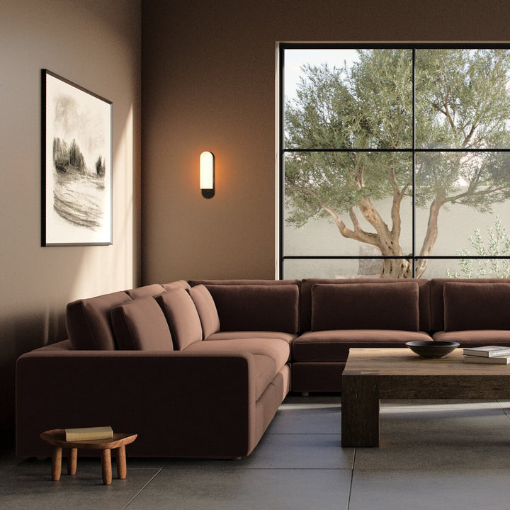 Bloor 5-Piece Sectional - Surrey Cocoa - 5-Piece Sectional - 106171-027_4