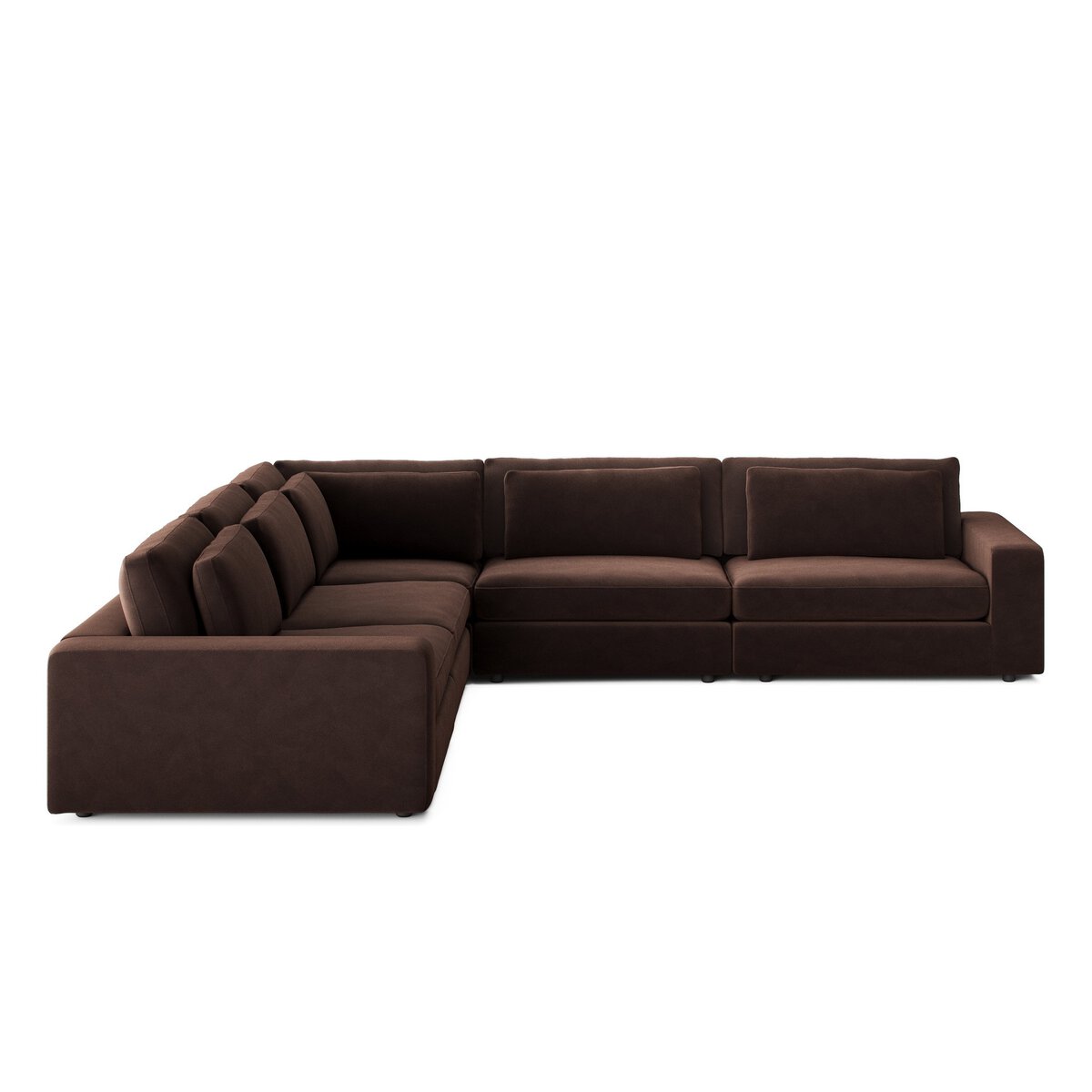 Bloor 5-Piece Sectional - Surrey Cocoa - 5-Piece Sectional - 106171-027_1