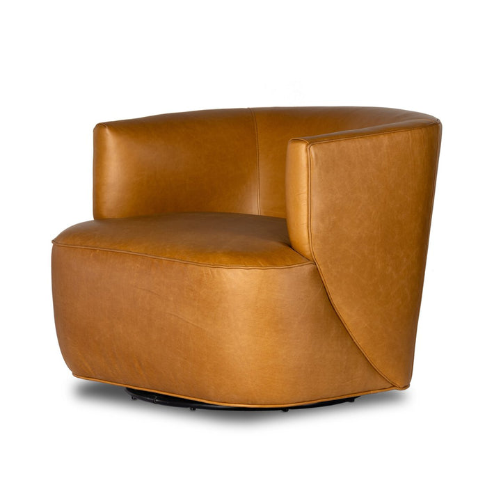Mila Swivel Chair - Osorno Camel - 107195-015_2