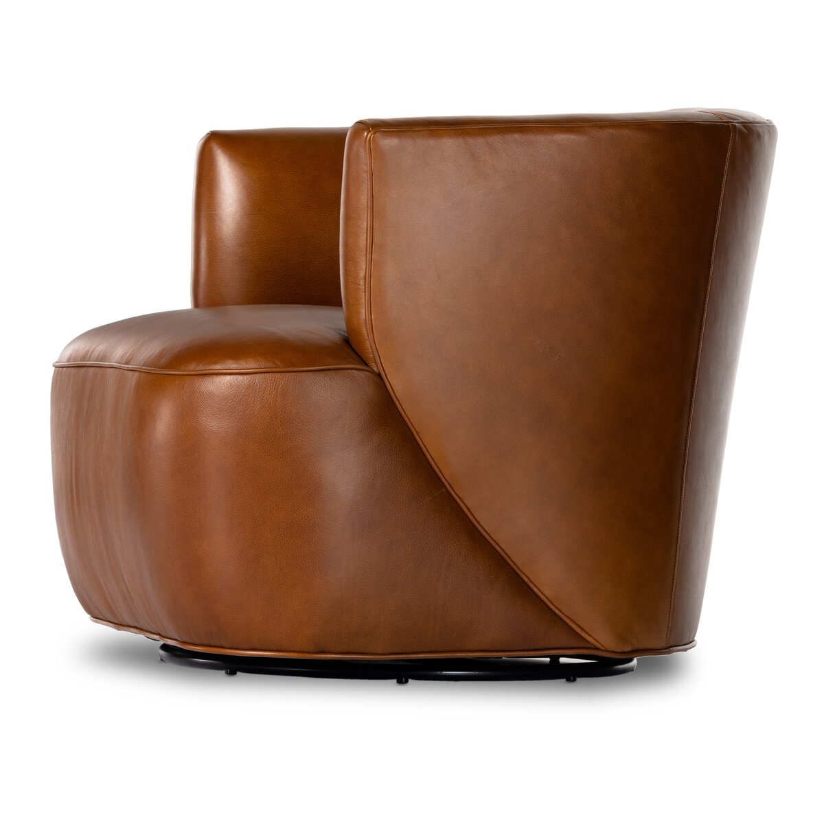 Mila Swivel Chair - Riviera Cognac - 107195-018_7