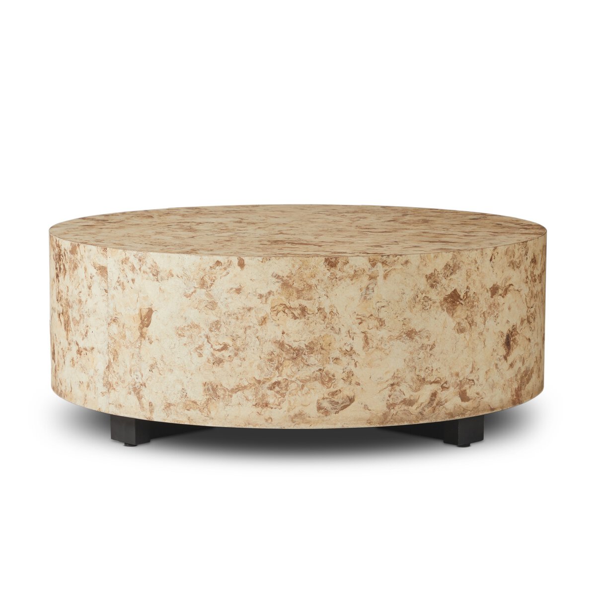 Hudson Round Coffee Table - Bark Paper - 107550-012_1