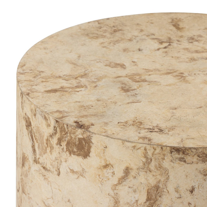 Hudson Round End Table - Bark Paper - 107578-005_6
