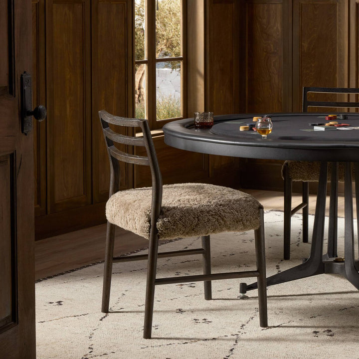 Glenmore Dining Chair - Light Carbon - Taupe Shearling - 107654-027_4