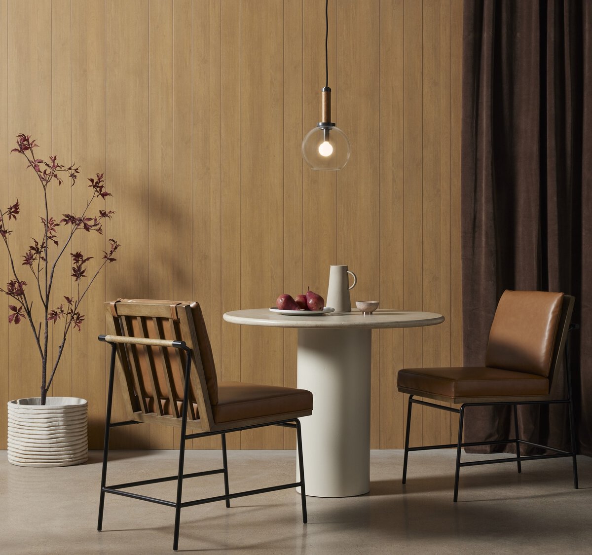 Crete Dining Chair - Sierra Butterscotch - Amber Oak - 108419-004_4