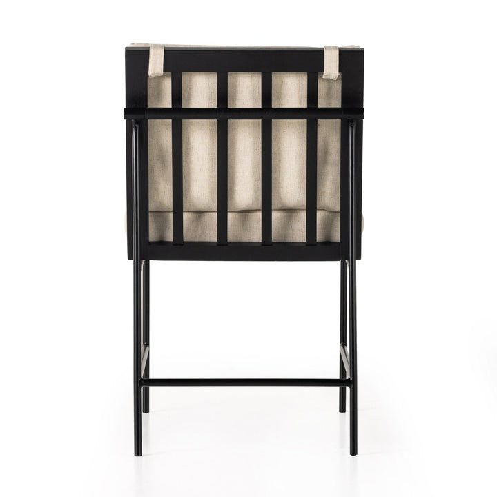 Crete Dining Chair - Savile Flax - Brushed Ebony - 108419-006_6