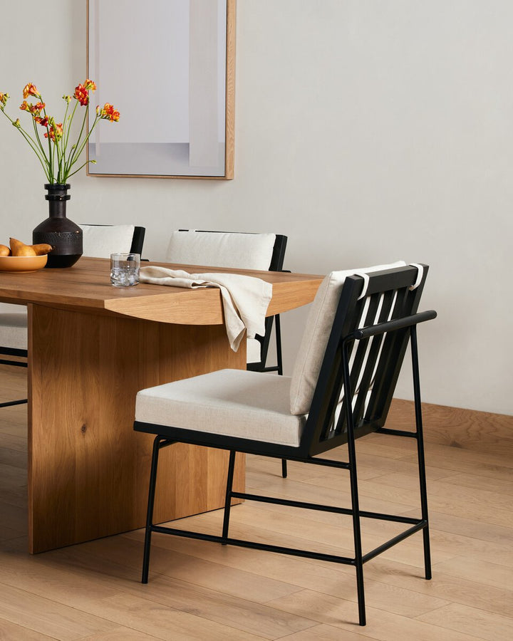 Crete Dining Chair - Savile Flax - Brushed Ebony - 108419-006_4