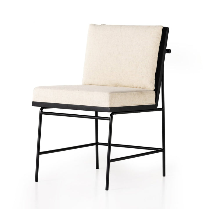 Crete Dining Chair - Savile Flax - Brushed Ebony - 108419-006_2