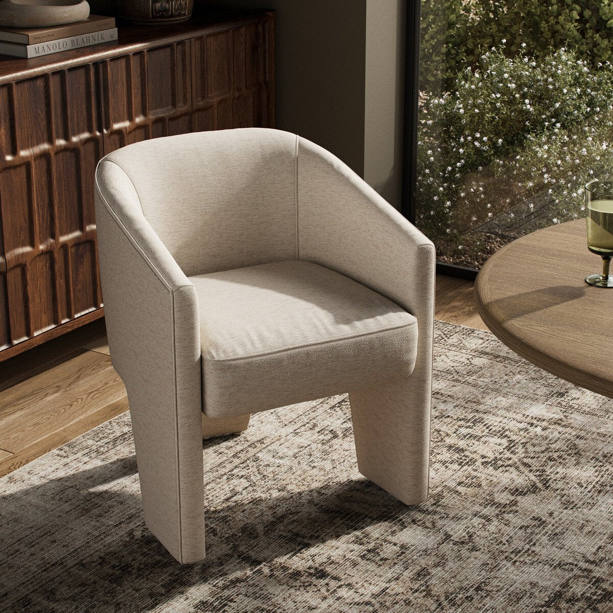 Fae Dining Chair - Crypton Nomad Snow - 108434-016_4