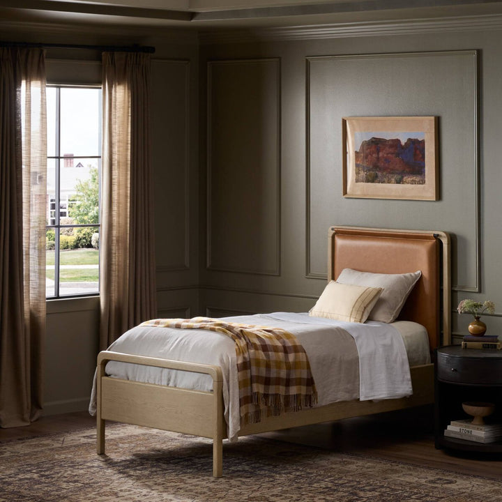 Rosedale Bed - Yucca Oak Veneer + Chaps Sand - Twin - 108480-019_4