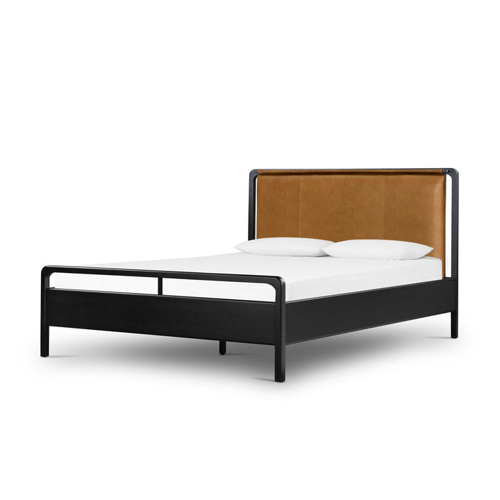 Rosedale Bed - Ebony Oak Veneer+ Chaps Sand - Queen - 108480-025_2