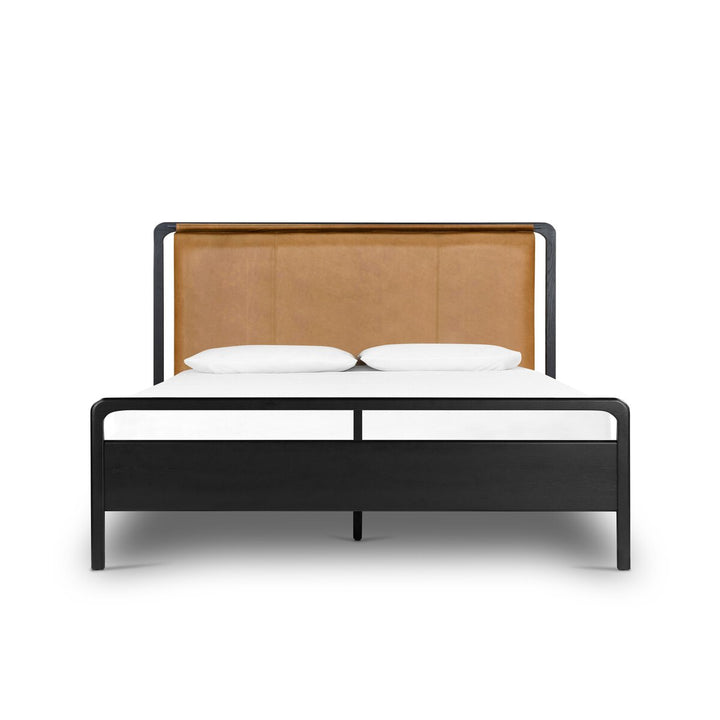 Rosedale Bed - Ebony Oak Veneer + Chaps Sand - King - 108480-027_1