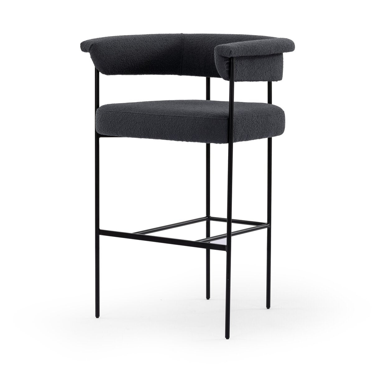 Carrie Bar + Counter Stool - Fiqa Boucle Slate - Bar - 108498-007_2