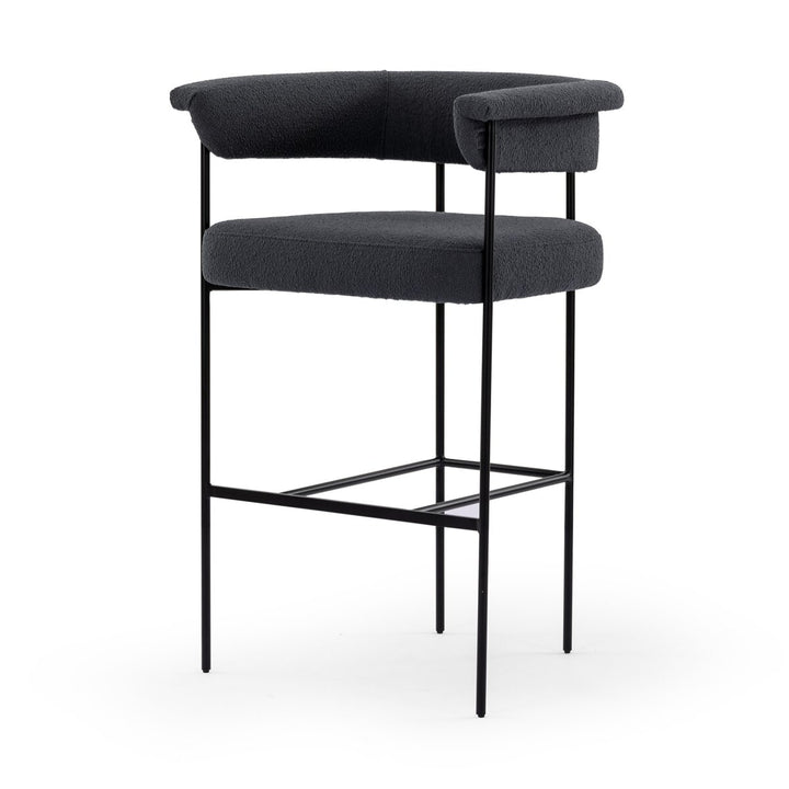 Carrie Bar + Counter Stool - Fiqa Boucle Slate - Bar - 108498-007_2
