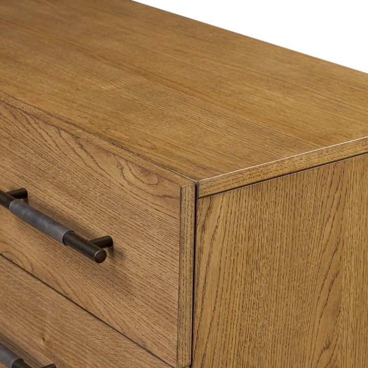 Rosedale 6 Drawer Tall Dresser - Amber Oak Veneer - 108708-007_7