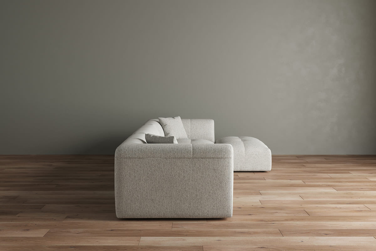 Moda 3-pc Modular Sofa W/Ottoman