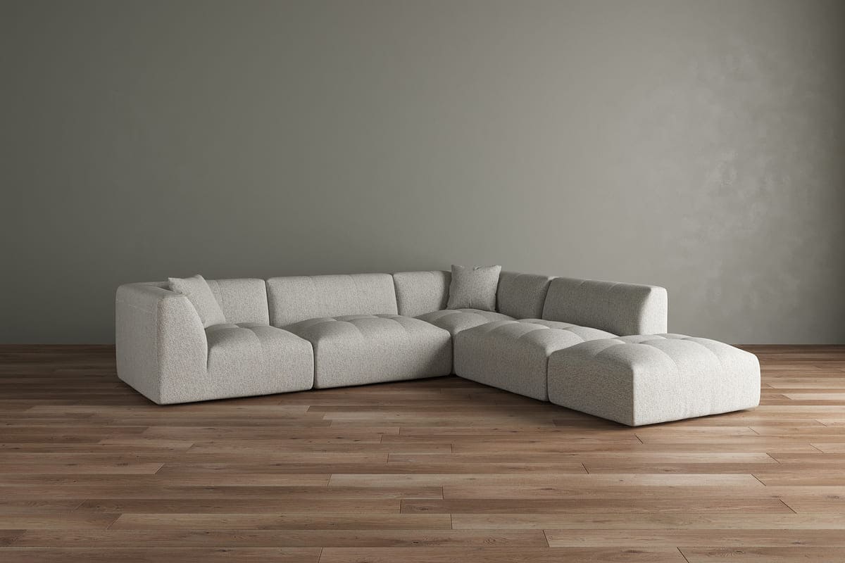Moda 4-pc Modular Sofa W/Ottoman
