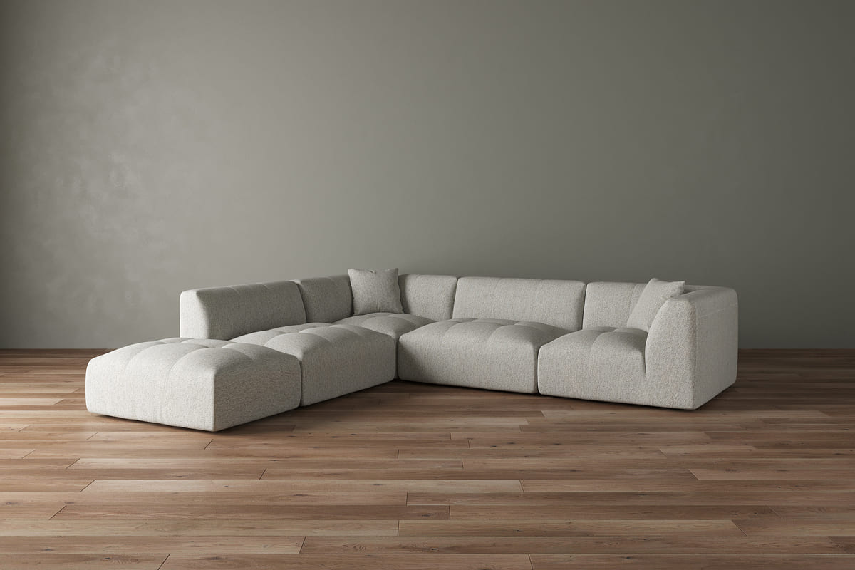 Moda 4-pc Modular Sofa W/Ottoman