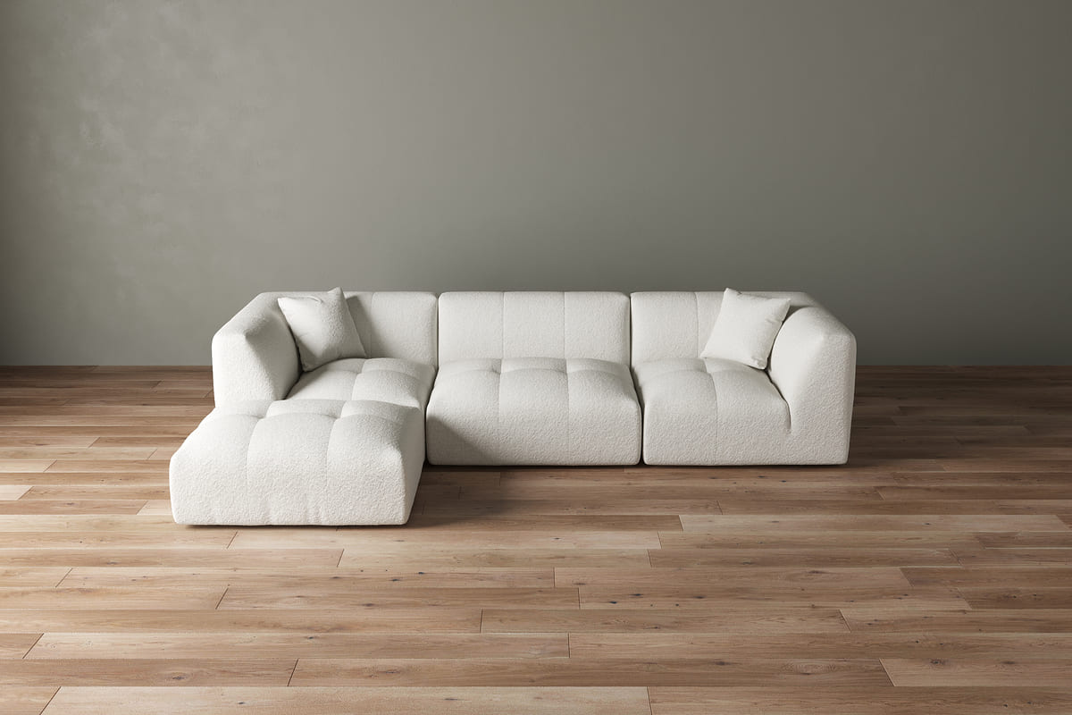 Moda 3-pc Modular Sofa W/Ottoman