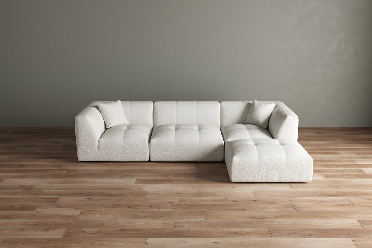 Moda 3-pc Modular Sofa W/Ottoman