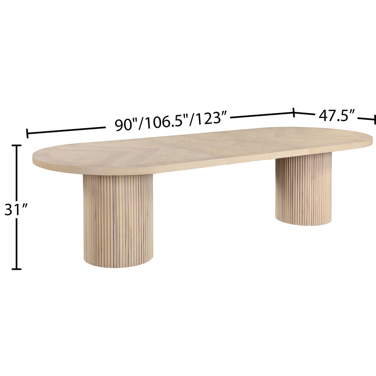 Modern Dining Table Oak