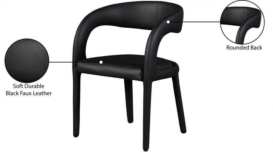 Sylvester Faux Leather Dining Chair