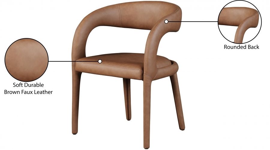 Sylvester Faux Leather Dining Chair