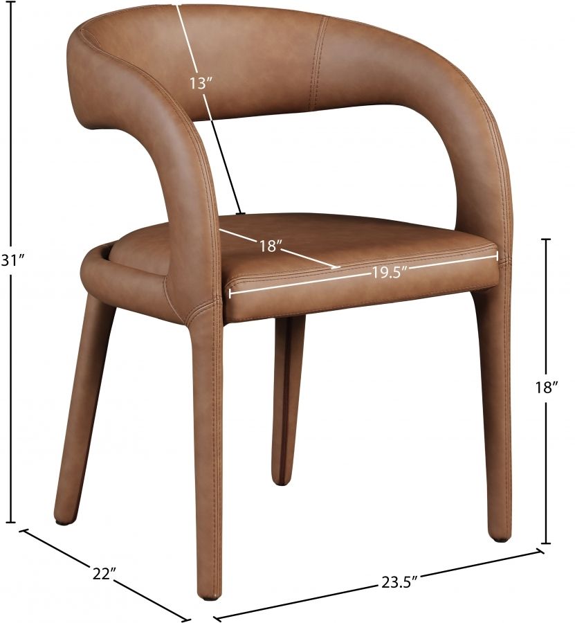 Sylvester Faux Leather Dining Chair