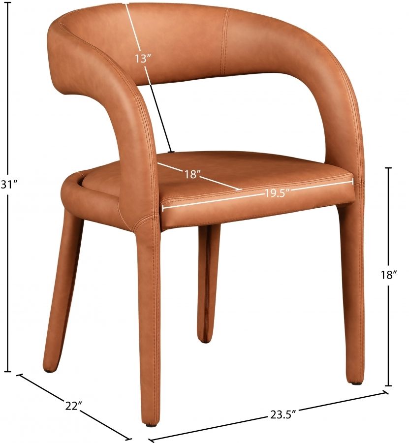 Sylvester Faux Leather Dining Chair