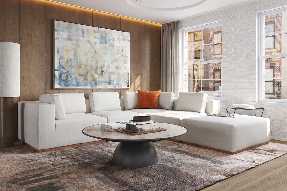 Emerson 4-pc Modular Sofa W/Ottoman