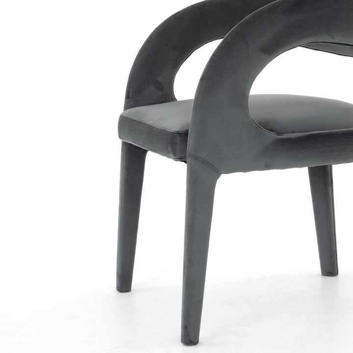 Hawkins Dining Chair - Charcoal Velvet - 223320-002_7