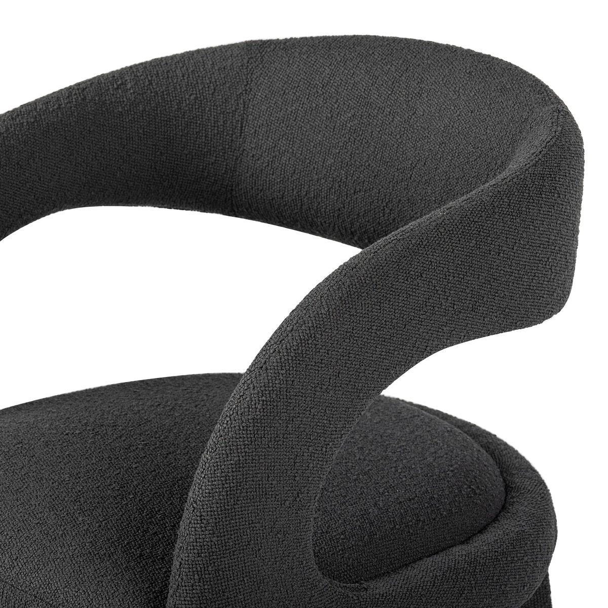 Hawkins Dining Chair - Fiqa Boucle Charcoal - 223320-025_7