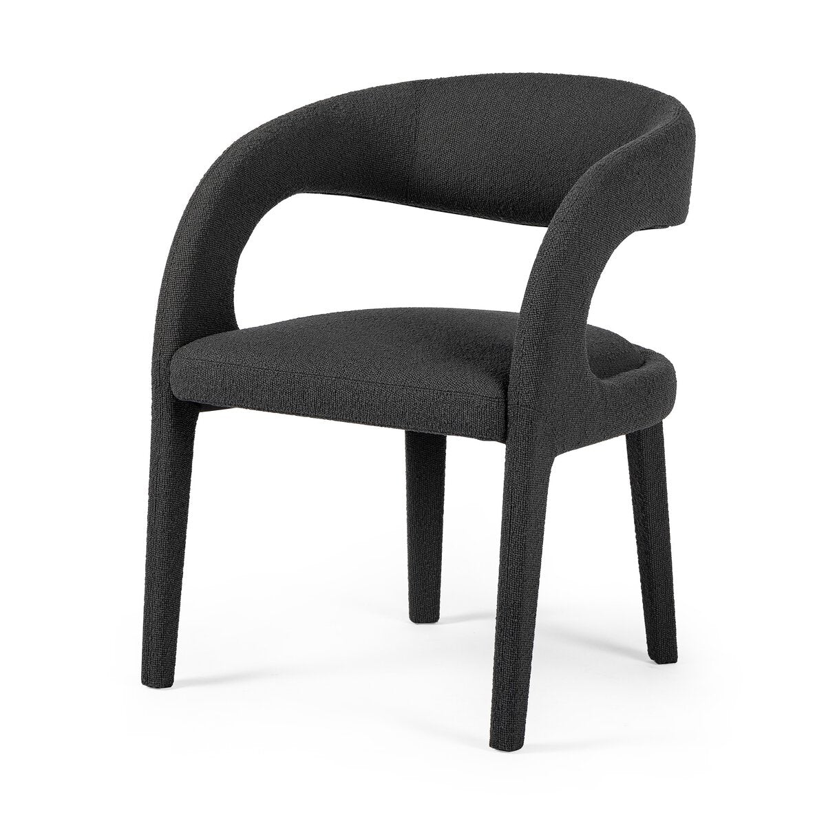 Hawkins Dining Chair - Fiqa Boucle Charcoal - 223320-025_2