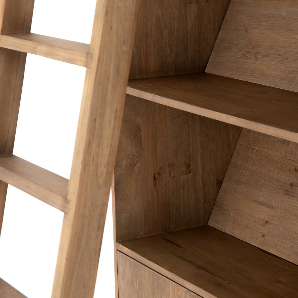 Bane Double Bookshelf w/ Ladder