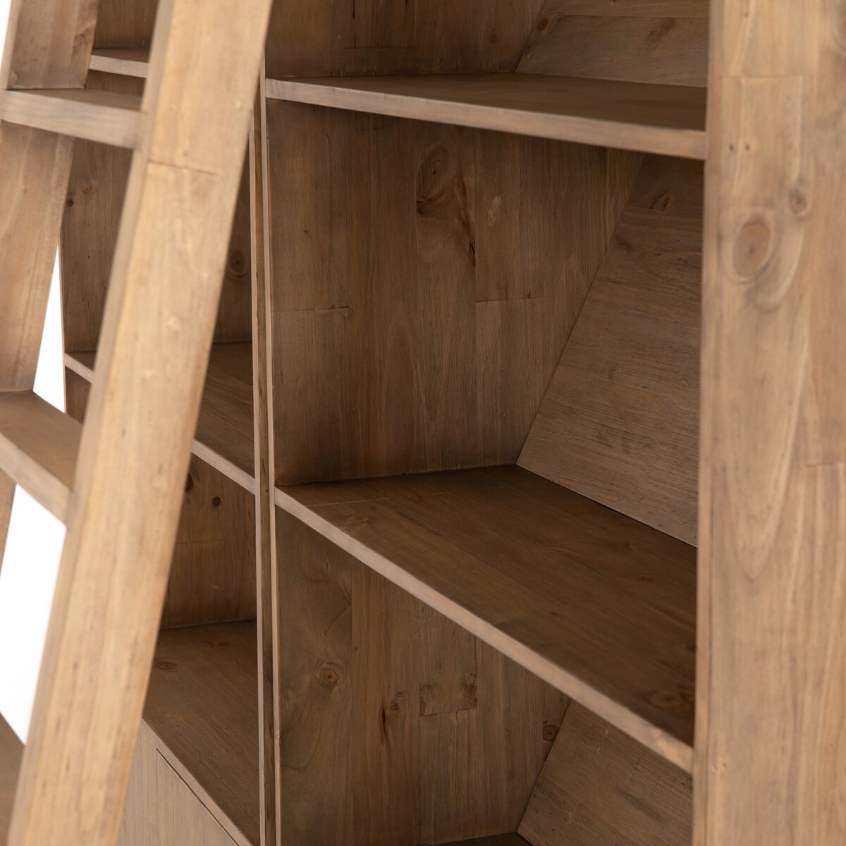Bane Double Bookshelf w/ Ladder